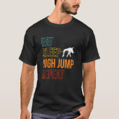 T-shirt Manger Sleep High Jump Répéter High Jump (Devant)