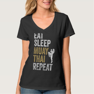 T-shirt Manger Sleep Muay Thai Repeat Muay Thai