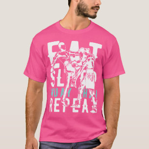T-shirt Manger Sleep Muay Thai Repeat Muay Thai