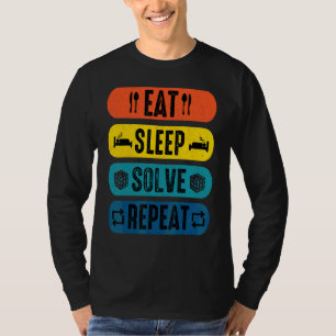 T-shirt Manger Sleep Résolvez Répéter Speedsolution Speedc