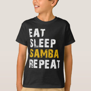 T-shirt manger sommeil samba