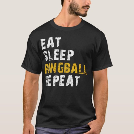 T-shirt manger sonnerie de sommeil (Devant)