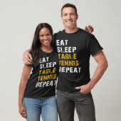 T-shirt manger table de ping-pong (Unisexe)