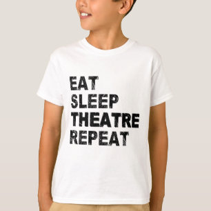 T-shirt Manger Théâtre du sommeil Répéter