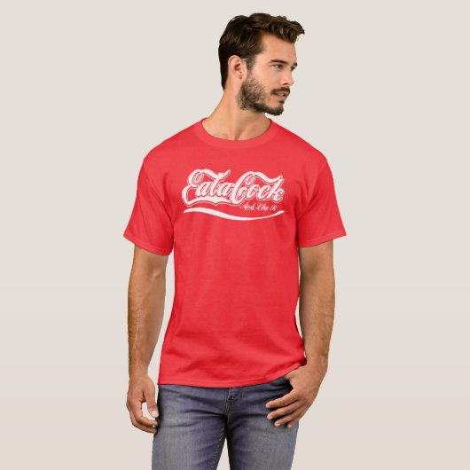 T-shirt Manger-un-Coq (Devant entier)