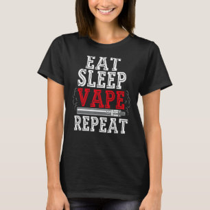 T-shirt Manger Vape De Sommeil Répéter Vape Pour Hommes Va