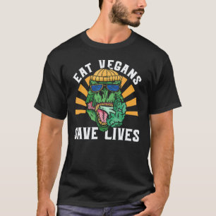 T-shirt Manger Végétalien Sauver Des Vies Végétarien Végét