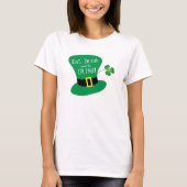 T-shirt Mangez, boisson et soyez le jour de St Patrick (Devant)