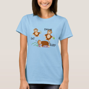 T-shirt Mangez, buvez, dormez