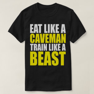 T-shirt Mangez Comme Un Cavalier, Entraînez Comme Une Bête