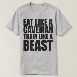 T-shirt Mangez Comme Un Cavalier, Entraînez Comme Une Bête