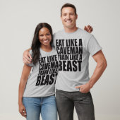 T-shirt Mangez Comme Un Cavalier, Entraînez Comme Une Bête (Unisexe)