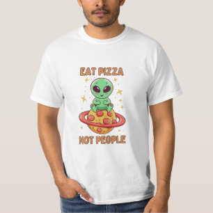 T-shirt Mangez de la pizza pas des gens