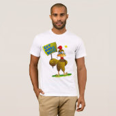 T-SHIRT MANGEZ DE PLUS DE BOEUF ! (Devant entier)
