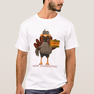 T-SHIRT MANGEZ DE PLUS DE VIANDE, BON THANKSGIVING