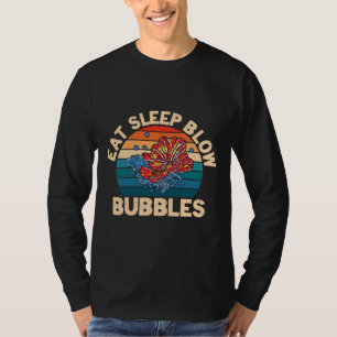T-shirt Mangez Des Bulles De Souffle De Sommeil Pour Un Él