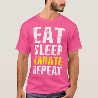 T-shirt Mangez Des Cadeaux De Karaté Pour Les Amateurs De