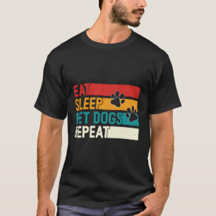 T-shirt Mangez des chiens d'animaux de compagnie de sommei