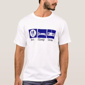 T-shirt Mangez, dormez, jeu