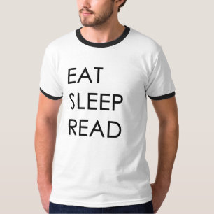 T-shirt Mangez, dormez, lisez les hommes
