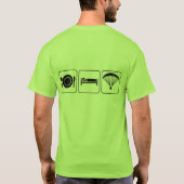 T-shirt Mangez, dormez, PPG - avant et dos (Dos)