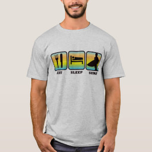 T-shirt Mangez, dormez, surfez