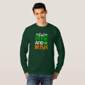 T-shirt Mangez Et Soyez Irlandais (Devant entier)