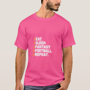 T-shirt Mangez Imaginaire de sommeil Football Chemise Imag