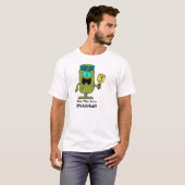 T-shirt Mangez, jouez, aimez Pickleball (Devant entier)