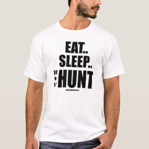 T-shirt Mangez la chasse à arc de sommeil