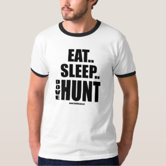 T-shirt Mangez la chasse à colombe de sommeil