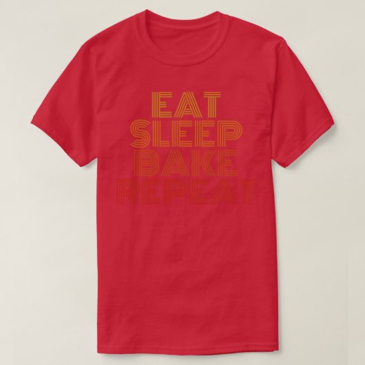 T-shirt Mangez la cuisson au four (Design devant)