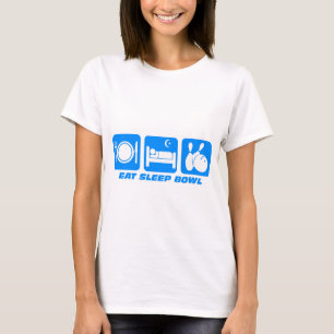 T-shirt Mangez la cuvette de sommeil