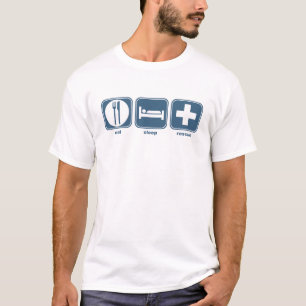 T-shirt mangez la délivrance de sommeil
