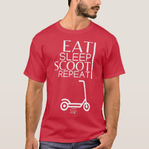 T-shirt Mangez la Scoot du sommeil Répéter 1