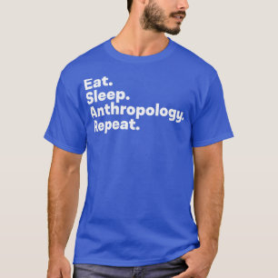T-shirt Mangez l'anthropologie du sommeil Répéter 2