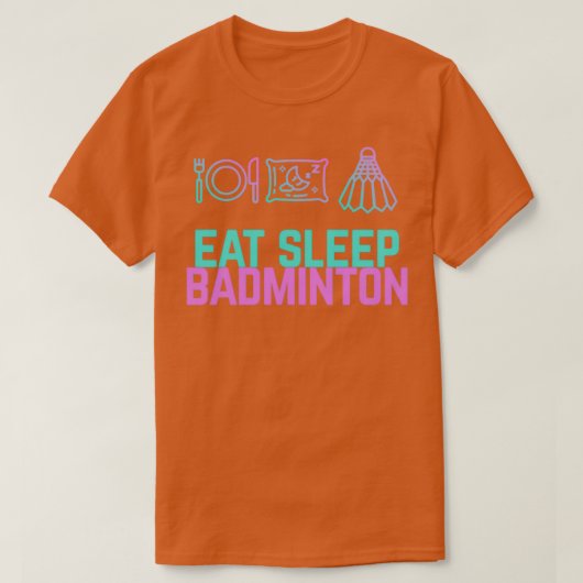 T-shirt Mangez le badminton T 18 (Design devant)