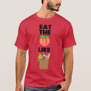 T-shirt Mangez le boeuf comme l'épicerie