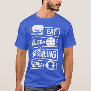 T-shirt Mangez le bol de sommeil Répétez les cônes Grattez