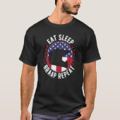 T-shirt Mangez le Braap du sommeil Répéter le Braap Dirt V (Devant)