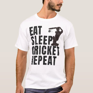 T-shirt Mangez le cricket de sommeil
