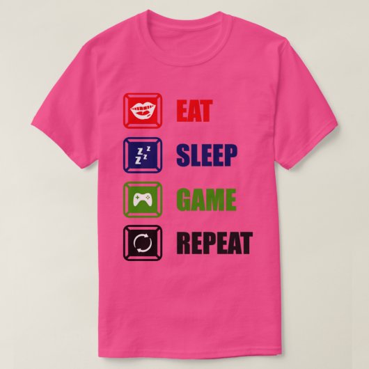 T-shirt Mangez le jeu de veille 1 (Design devant)
