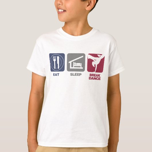 T-shirt Mangez le smurf de sommeil - fille (Devant)