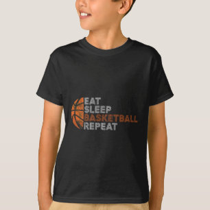 T-shirt Mangez Le Sommeil Bysketbyll Répéter Pour Hommes F
