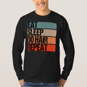 T-shirt Mangez Le Sommeil Faites Les Cheveux Répéter Barbi