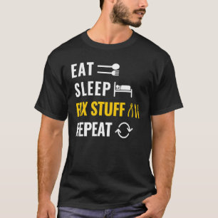 T-shirt Mangez Le Sommeil Fixer Les Stuff Utilitaire Répét