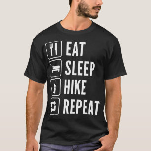 T-shirt Mangez le sommeil Hike Répéter 2