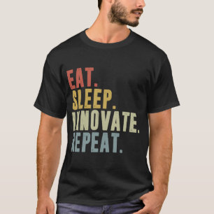 T-shirt Mangez le sommeil Innovateur Répéter drôle Innovat