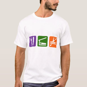 T-shirt Mangez le sommeil Kayaking