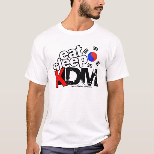 T-shirt Mangez le sommeil KDM (la lumière) (Devant)